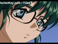 アニメ無修正：Eyeglass Masturbation[海外エロ動画]