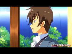 アニメ無修正：Coed hentai with bigboobs wetpussy hard poked [海外エロ動画]