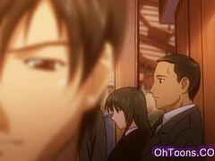 アニメ無修正：hot hard fucking on the train [海外エロ動画]
