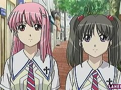 アニメ無修正：Hentai schoolgirl gets fucked [海外エロ動画]