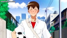 アニメ無修正：Huge meloned anime gets drilled [海外エロ動画]