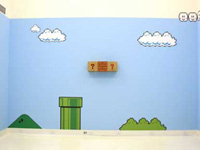 スーパーマリオブラザーズ：マリオ目線で1-1をプレイ クリボーがとってもグロい