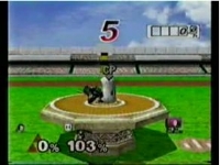 大乱闘スマッシュブラザーズDX ホームランコンテストで飛びすぎてバグ / スマブラ系動画 