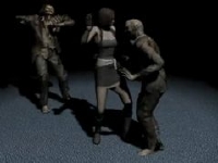 バイオハザード3 ゾンビと陽気にダンスを踊るジル 