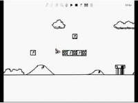 ラインライダーでスーパーマリオブラザーズ1-1を再現