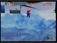 スーパーマリオ64　寒い寒いマウンテン 謎の空中浮遊 
