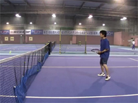 リアル・テニスの王子様 「黒鯱」 バックスピンでボールを自コートへ！