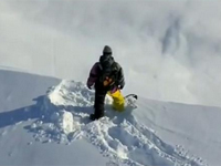 雪山で撮影された超クールな映像！カッコよすぎ！