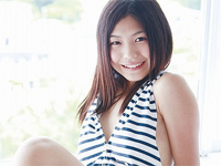 南條莉奈 レオタード姿のウサギちゃん、リボンを回したり、フラフープやバランスボール