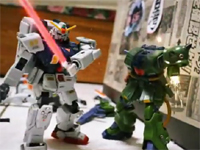 製作者の愛を感じる。ガンダム & セイバー・リリィ、ストップモーション・ムービー！