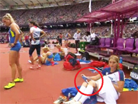 チェコの女子陸上選手の パンツ生着替え がTVで放送され話題に