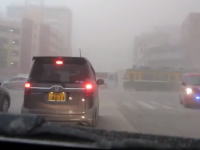 桜島の火山灰が降った鹿児島の街はこんな感じらしい動画。ドライブレコーダー