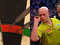 ダーツ神動画。マイケル・ヴァン・ガーウェンのあわや２回連続パーフェクト