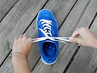 簡単に覚えられる世界最速の靴ひもの結び方映像。福原愛ちゃん結び。