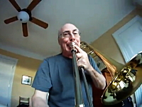 なにこれ新しいｗｗｗトロンボーンのスライド管に小型カメラを設置して撮影してみた。