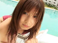 栗本樺歩 アイスをお口いっぱいにくわえたり、なめなめプレイ