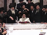 厳粛な雰囲気の中、投げられるリンゴ。それを必死に奪いあう大人たち。これは何