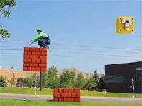 スーパーマリオとルイジによるパルクールｗｗｗ！！