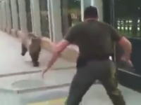 動物園から脱走した熊に立ち向かった男性の映像が凄すぎホレタ！と人気に。