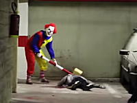 まじホラー映画。殺人ピエロのブラックすぎるドッキリ。これは小便漏らすわｗｗｗ