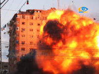 イスラエル国防軍によるハマス司令部ビル爆破解体の様子がハンパない