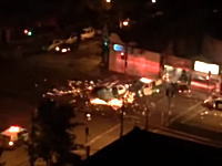 これは珍しい事故。ヘリコプターと消防車が交差点で衝突してバチバチな事にｗ