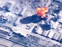 ヨルダン軍によるイスラム国への報復動画。F-16戦闘機でイスラム国の拠点を爆撃。