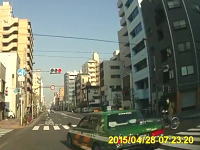台東区で撮影されたあまりにも酷い運転をするタクシー。こんな運転手はクビにしろ！