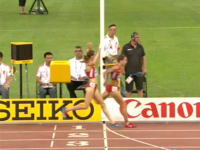 世界陸上女子10000m決勝でやっちまった動画。ゴール手前でバンザイしようとしたら・・・。